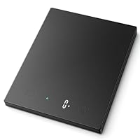 Homebuds 10kg Küchenwaage Digital in Hohe Präzision 1g, Unsere eigene Waage Küchenwaage Professionelle Fabrik SINCE 2001, Feinwaage zum Kochen und Backen, LED, 3*AAA Enthalten, Schwarz