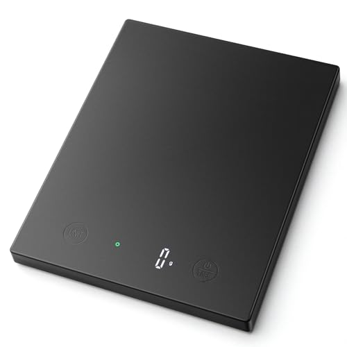 Homebuds 10kg Küchenwaage Digital in Hohe Präzision 1g, Unsere eigene Waage Küchenwaage Professionelle Fabrik SINCE 2001, Feinwaage zum Kochen und Backen, LED, 3*AAA Enthalten, Schwarz Homebuds 10kg Küchenwaage Digital in Hohe Präzision 1g, Unsere eigene Waage Küchenwaage Professionelle Fabrik SINCE 2001, Feinwaage zum Kochen und Backen, LED, 3*AAA Enthalten, Schwarz