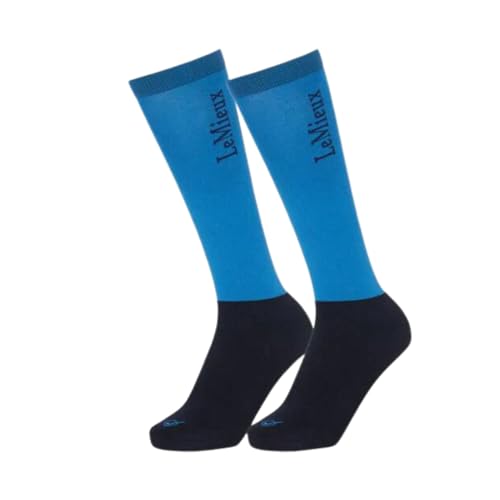 Chaussettes LeMieux My Competition Bleu pour les journées aux écuries