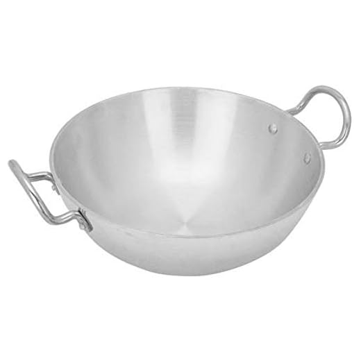 Zoyo Aluminium Kadhai Induction Bottom Kadhai (3.5 Litre) 564