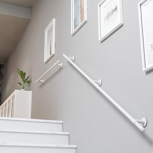 Rampe d'escalier extérieure antidérapante et barre de sécurité murale