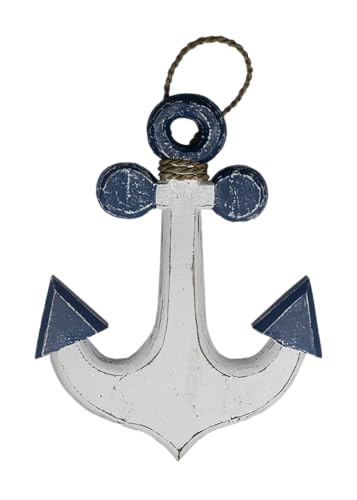 Seaside No. 64 - Colgante de madera con cinta de sisal, Decoracion Pared, diseño marítimo