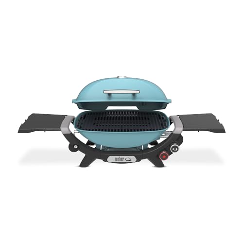 Weber Q 2800N+ Liquid Propane Grill, Sky Blue