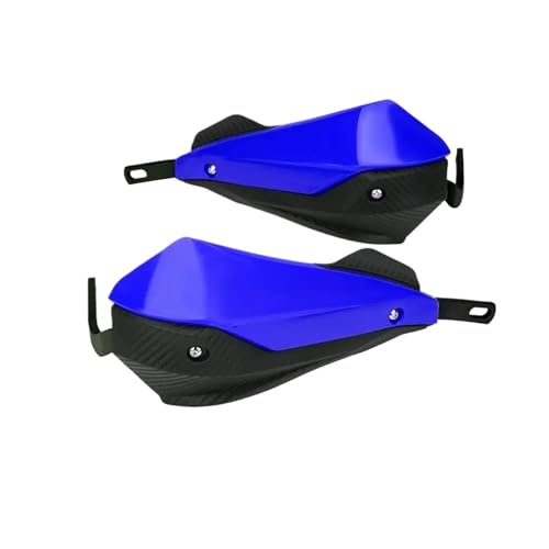 Protège-mains de moto tout-terrain bleu noir - Bouclier de protection guidon