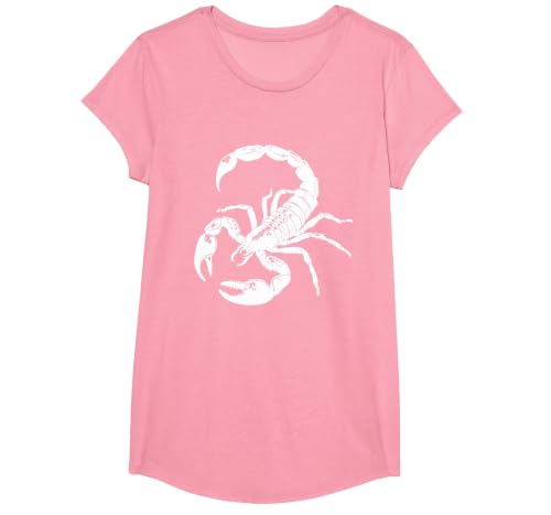 Scorpion Graphic T-Shirt, Girls, Pink, X-Small