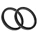 KONTONTY 3sets 6.5 Car Speaker Spacer Solid Plastic Adapter Ring for Car Audio 2pcs*3