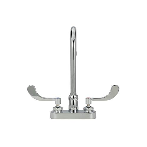 Zurn Z812B4-XL Centerset with 5-3/8" Gooseneck and 4" Wrist Blade Handles