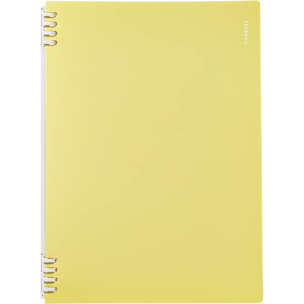 Amazon.co.jp: キングジム リングノート テフレーヌ 30穴 A4タテ 黄