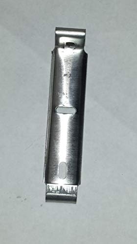 4" inch Rain Gutter Hanger Bracket Hook Clip Style Heavy Duty .060 Thick Aluminum for K-Style Gutters(25 Pack)