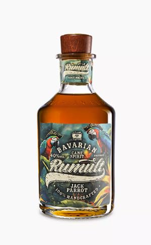 RUMULT Jack Parrot Cane Spirit 40% Kräftige Vanille und Karamell Rum Karibik Flair für Zuhause (350, Milligramm)