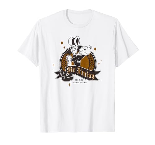 T-shirt Pinocchio Disney avec Jiminy Cricket pour fan de animation