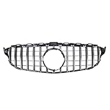 ベンツ パナメリカーナ グリル ブラック×シルバー 現行AMGルック W205 S205 C205 C180 C200 C220d C250 C300 C350e C450 C43 GT 前期 等 汎用 社外品 カスタム パーツ [並行輸入品]