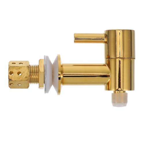 Zerodeko Robinet de Refroidissement en Cuivre 16mm pour Distributeur de Boisson, Installation Facile, Bec Verseur Cylindrique pour Camping et Fêtes en Plein Air