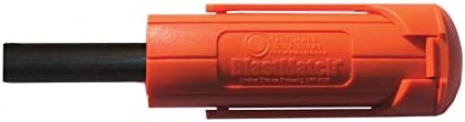 UST BlastMatch Fire Starter with One-Handed Operation and Lightweight Design for Camping, Hiking, Emergency and Outdoor Survival, Orange