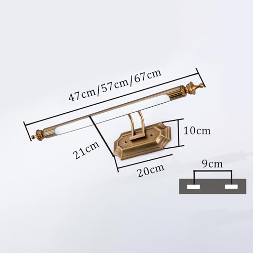 Iluminación de imagen LED con apliques de pared modernos de 47cm 2