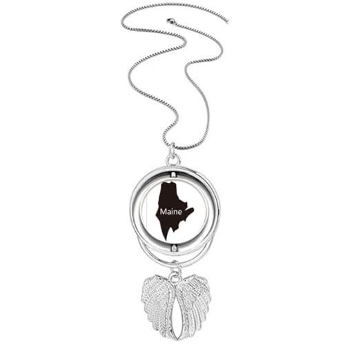 Collier ailes d'ange Maine Ameusa en argent pour femme