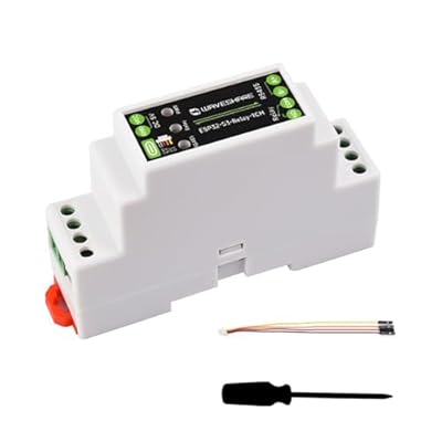 Industrial ESP32-S3 1-Channel WiFi Relay Module with RS485, Bluetooth 5, DIN Rail Mount, 10A Relay Switch, Smart Home, IoT Automation, Fits Arduino | Ya disponible en tu tienda friki favorita! En mundofriki.es!