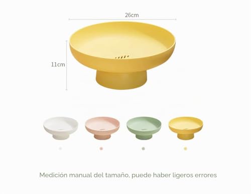 Miniatura 8 de Onefitow Frutero Cesta De Frutas Para Encimera De Cocina, Cestas De Almacenamiento De Cocina, Organización De Soporte, Centro De Mesa De Decoración O Mesas De Comedor Amarillo