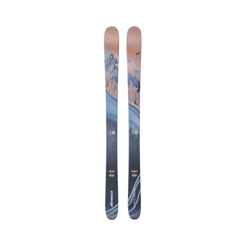 Nordica Santa Ana 97 Women's All-Mountain Skis, Blue/Salmon, 155cm MY25