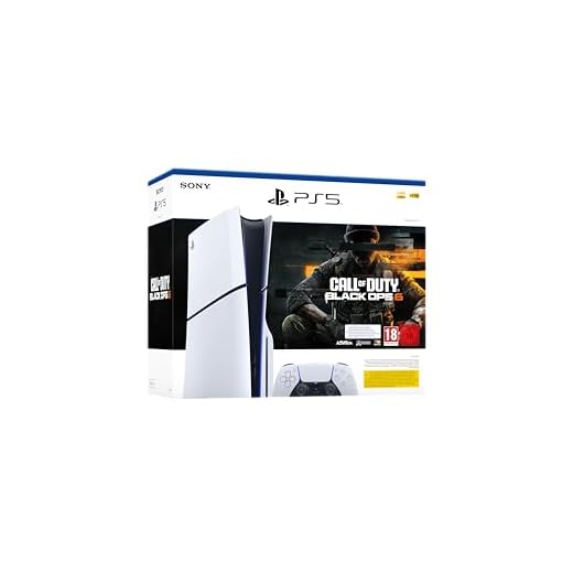 Playstation Sony, Pack Console PS5 standard, avec 1 Manette Sans Fil DualSense + jeu Call of Duty : Black Ops 6 (code de téléchargement)