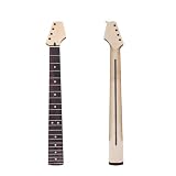 ST Guitar Neck 22 Frets – Canadian Maple Neck with Rosewood Fretboard, Satin Finish – Replacement Neck for Strat-Style Electric Guitar DIY Builds, Upgrade Projects (Original)