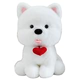 Kuscheltier Hund, West Highland White Terrier Hund Plüschtiere mit Herz...
