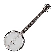 The Gear4music 6 String Guitar Banjo offers the banjo sound with the familiarity of a guitar, ideal for guitarists looking to expand their sonic palette. Its Mahogany resonator and body, combined with an Aluminium shell, ensure excellent volume, reso...