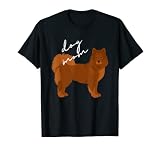 Chien Eurasier rouge, maman et femme T-Shirt