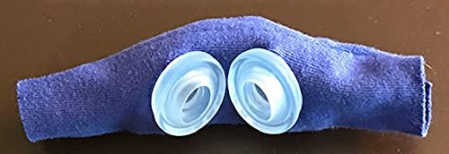 Image of CPAP Mask Liner #4050. Charts Show Masks Covered and Other Sizes