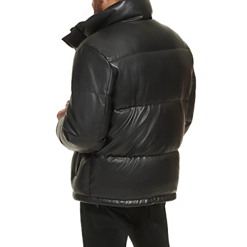 Calvin Klein Men's Classic Faux Leather Puffer3