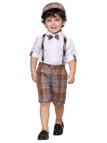 Image of AJ DEZINES Kids Clothing Shirt Short Set For Boys