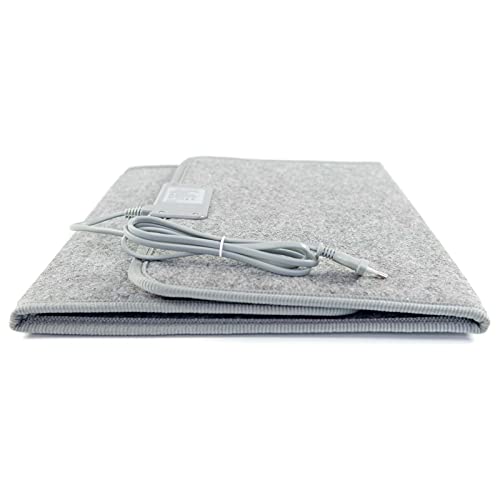 Mi-Heat infrarood bureauverwarming verwarmingspaneel 260W | vloerverwarming voor bureau werkplek onder de tafel | temperatuur tot 60°C opvouwbaar, grijs - Image 8