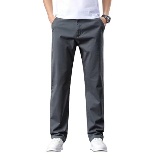 Pantalon décontracté en coton homme classique et polyvalent