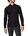 Produktbild Seidensticker Herren Slim Fit Langarm Popeline Hemd, schwarz, 42