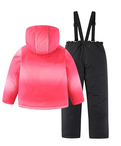 Image of Hiheart Boys Girls Winter Ski Jacket & Pants Set 2-Piece Snowsuit
