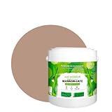 Photo Gallery box deco couleurs dipinto murale naturale ecologico aspetto opaco interno natura - 2,5 l, marrone caffè Photo Gallery box deco couleurs dipinto murale naturale ecologico aspetto opaco interno natura - 2,5 l, marrone caffè