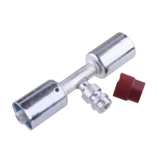 Conectores rectos Beadlock AC para crimpar, #8, puerto de alta presión R134a, modelo BL6102, marca beler miniatura 4