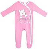 Brandsseller Baby Overall Langarm| Schlafanzug | Strampler | mit Motiven im Stil von Winnie the Pooh 86-92 (13-24 Monate)