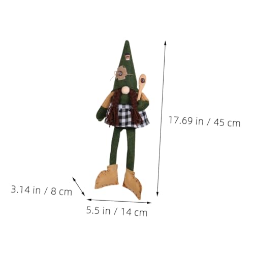 Gnomes de Noël figurines décorations gnomes de haricots pour cheminée