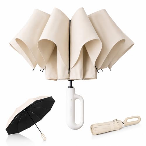 Image of PANCA Umbrella for Rain Big Size - Windproof UV Protection Compact Folding Umbrella for Men, Women, Girls & Kids | Automatic Open & Close, 8 Ribs Strong Stylish Chatri for Daily Monsoon Travel
