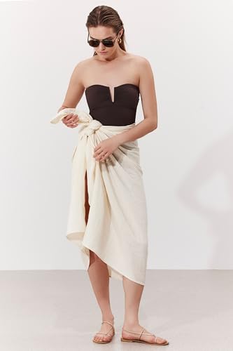 Gottex Beach Life Noa Pareo Cover-Up - Versatile Styling, Perfect as a Sarong, Skirt, or Shoulder Cover, One Size fits Most3