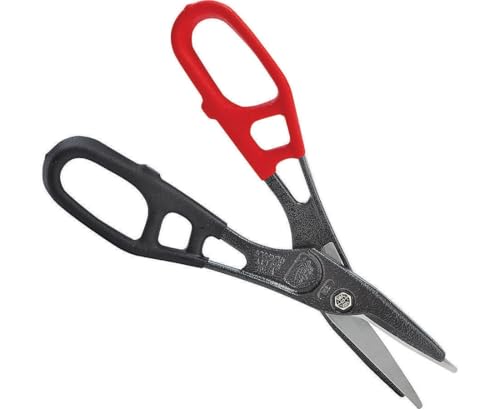 Malco MV12 Andy Combination Vinyl Cutting Snip Replaceable 3-inch High Carbon Steel Blades for Cutting Vinyl Siding or Flooring Carpeting Aluminum Trim Coil Landscape Edging & Leather