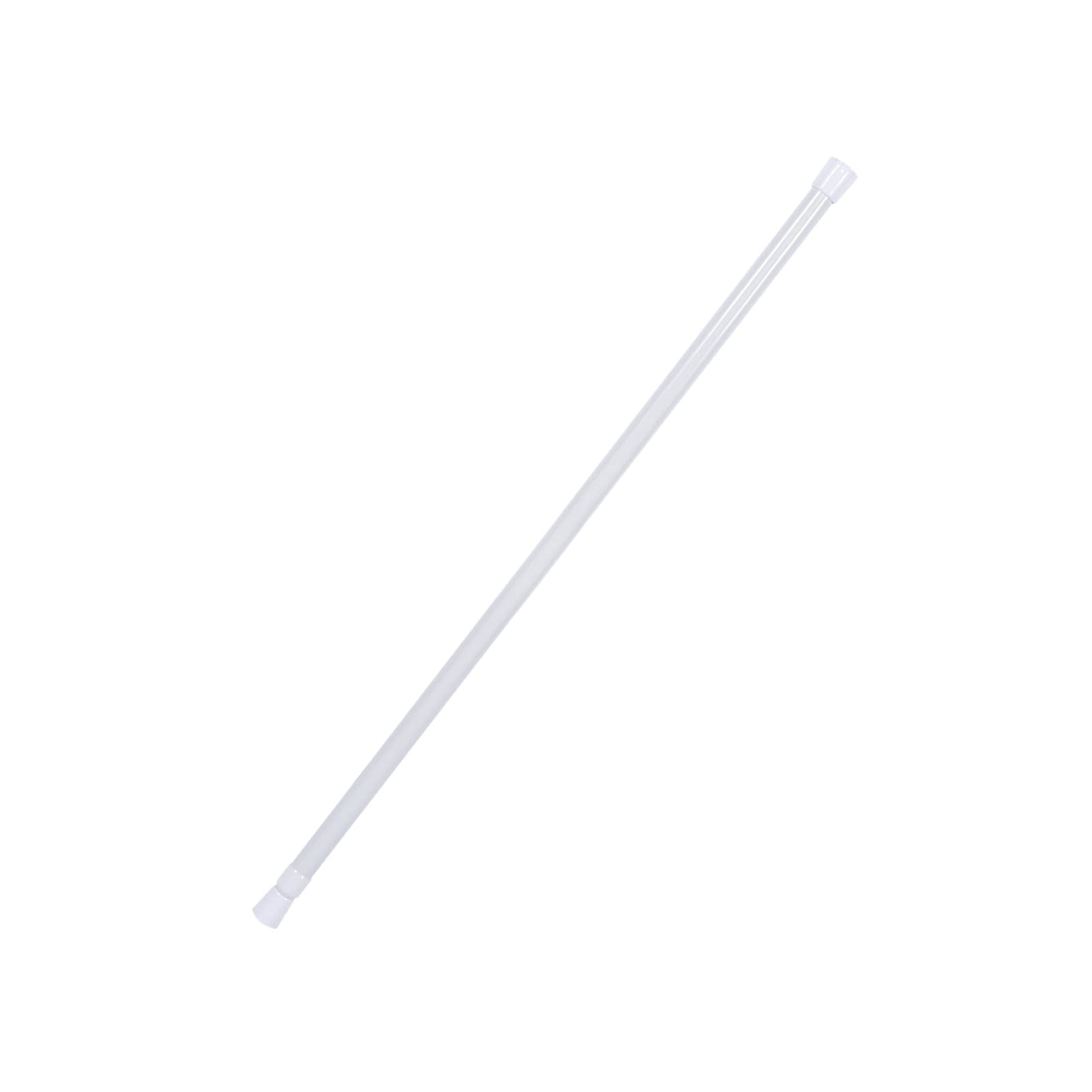 CCYLEZ Tringle à Rideau Télescopique Réglable 105-190cm, Poteau à Ressort en Fer Solide pour Douche, Fenêtre de Salle de Bain