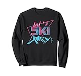 Retro Ski Sweatshirt Vintage 80s Ski Costume