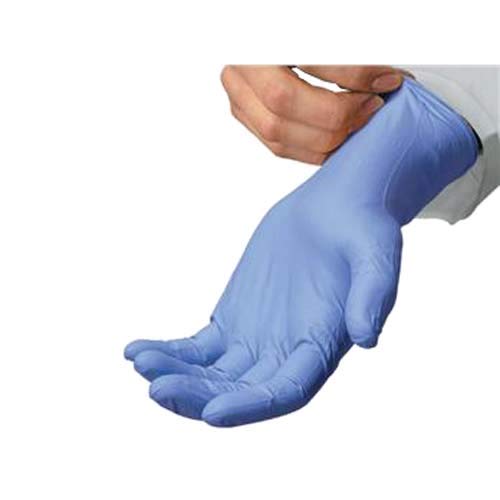 Safety Zone GNPLMD5T8 Guante de nitrilo PF azul, 8 mil, 12 pulgadas