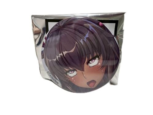 c106 対魔忍 アヘ顔ヒロイン缶バッジ アサギ c106 対魔忍アヘ顔