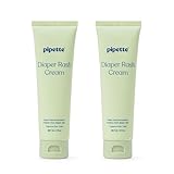 Pipette Diaper Rash Cream - Relieve & Prevent Diaper Rash with Non-Nano Zinc Oxide, Fragrance-Free Baby Butt Cream, Non-Toxic Daily Protective Balm, 3 fl oz (2 Pack)