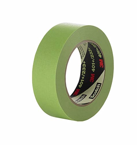 Image of 3M High Performance Green Masking Tape 401+, 1490 mm x 55 m, 6.7 mil, untrimmed, 1 per case