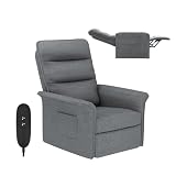 FLEXISPOT Sillón Relax Eléctrico Reclinable con Soporte para Móvil, Gris