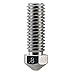 Micro Swiss Plated Wear Resistant Nozzle for E3D Volcano hotend 1.75mm .8mm